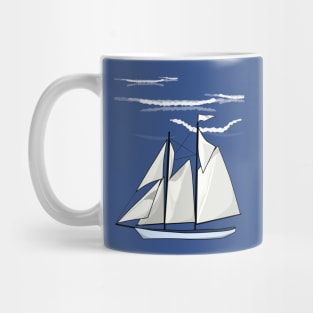 90s Sailboat Mug